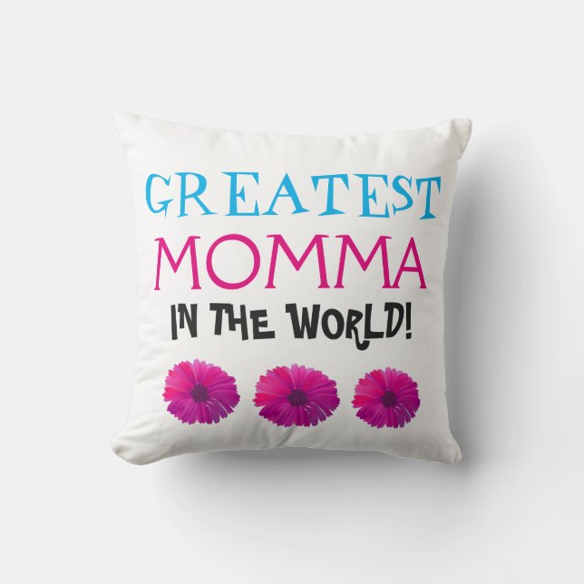 World's Greatest Momma Cushion (Front)