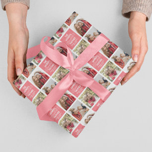 World's Greatest Mother Photo Collage Wrapping Paper
