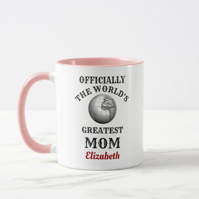 Worlds Greatest Mum Add Your Name Mother Mug (Left)