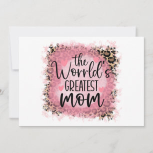Worlds Greatest Mum Card