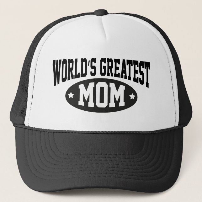 World's Greatest Mum Coffee Mug Trucker Hat (Front)