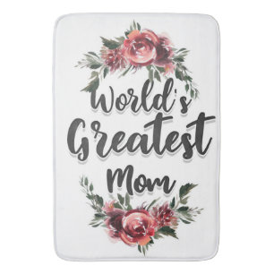 World's Greatest Mum Gift For Mum Bath Mat