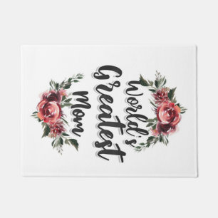 World's Greatest Mum Gift For Mum Doormat