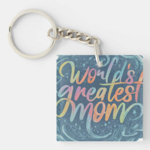 World's Greatest Mum Key Ring