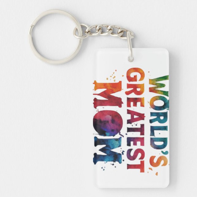 World's Greatest Mum Key Ring (Front)