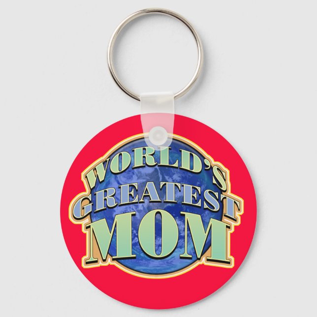 World's Greatest Mum Keychain (Front)