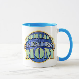 World's Greatest Mum Ringer Mug