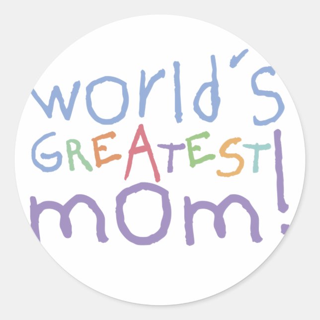 World's Greatest Mum Stickers (Front)