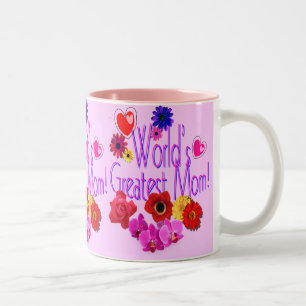 World's Greatest Mum! Two-Tone Coffee Mug