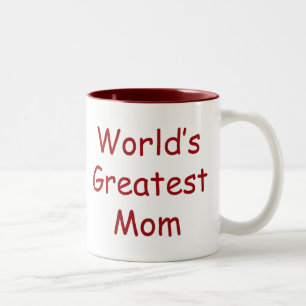 Worlds Greatest Mum Two-Tone Coffee Mug