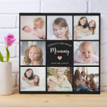 World's Greatest Mummy Photo Collage Modern Faux Canvas Print<br><div class="desc">This 8-photo collage modern faux canva print features the heartfelt message, "World's greatest mummy" in elegant script typography and a simple pink heart. An ideal gift for your mum on Mother's day, Christmas or her birthday. It can be personalised with 8 family photos and your own message and names, transforming...</div>