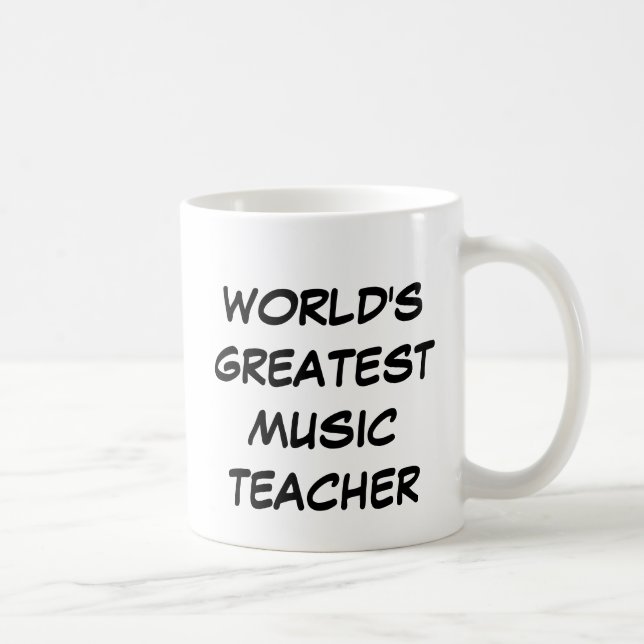 "World's Greatest Music Teacher" Mug (Right)