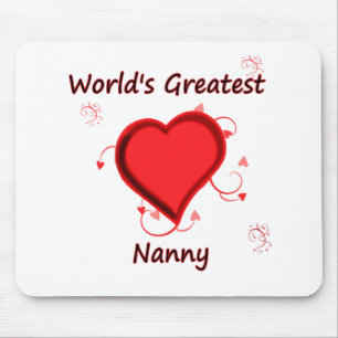 World's Greatest nanny Mouse Pad