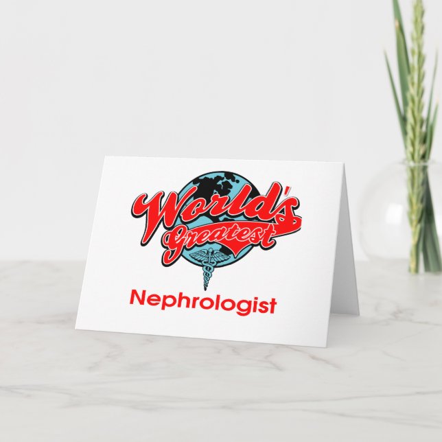 World's Greatest Nephrologist Card (Front)