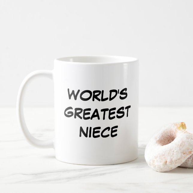 "World's Greatest Niece" Mug (With Donut)
