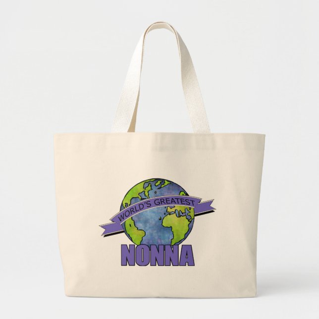 World's Greatest Nonna Large Tote Bag (Front)