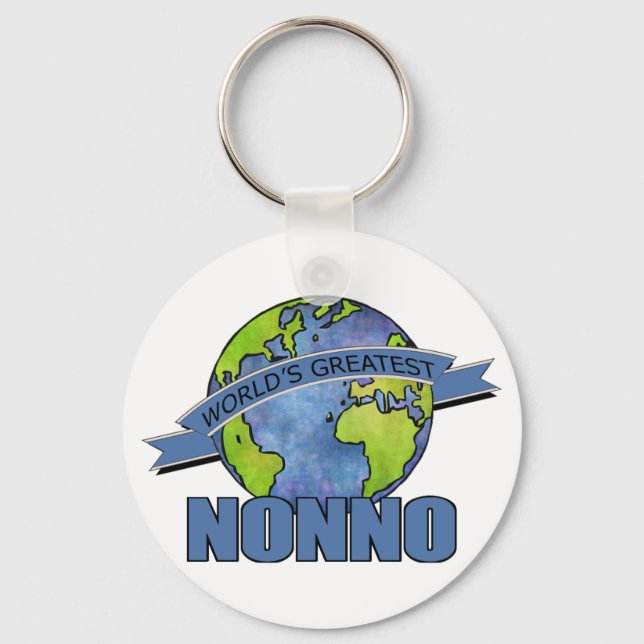 World's Greatest Nonno Key Ring (Front)