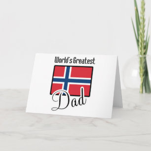 World's Greatest Norway Dad Card