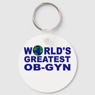 World's Greatest OB-GYN Key Ring