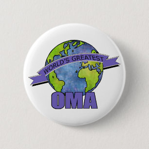 World's Greatest Oma 6 Cm Round Badge