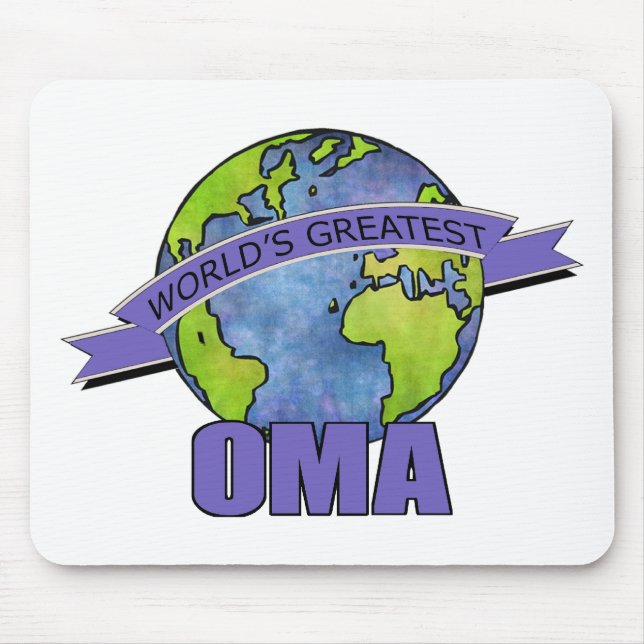 World's Greatest Oma Mouse Pad (Front)