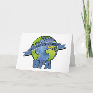 World's Greatest Opa Card