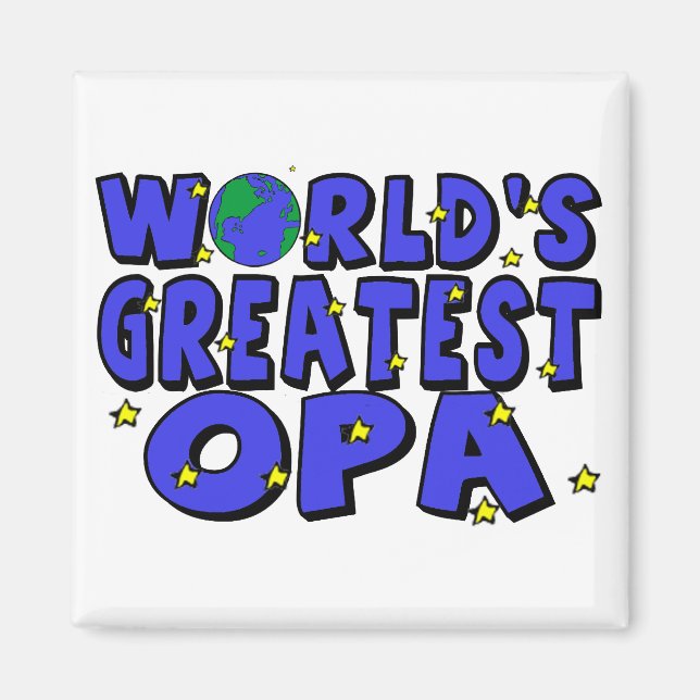 World's Greatest Opa Magnet (Front)