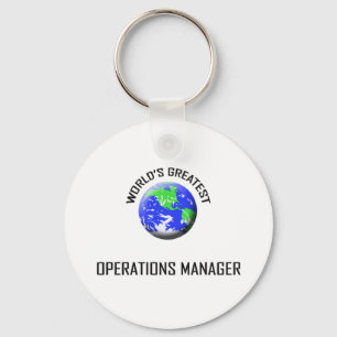 World's Greatest Operations Manager Key Ring