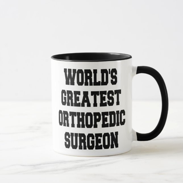 Worlds Greatest Orthopaedic Surgeon Mug (Right)