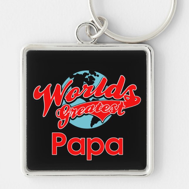 World's Greatest Papa Key Ring (Front)