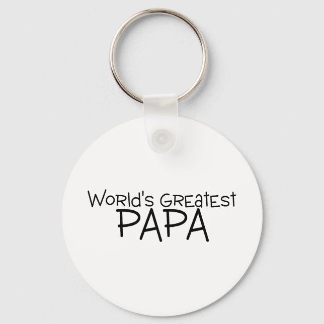 Worlds Greatest Papa Key Ring (Front)