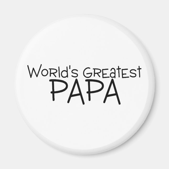 Worlds Greatest Papa Magnet (Front)