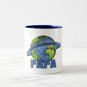 World's Greatest Papa Two-Tone Coffee Mug