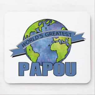 World's Greatest Papou Mouse Pad