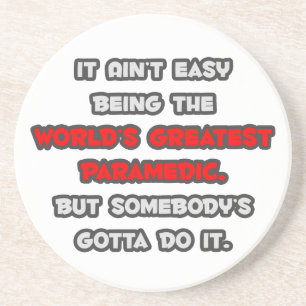 World's Greatest Paramedic Joke Coaster