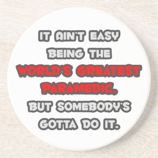 World's Greatest Paramedic Joke Coaster