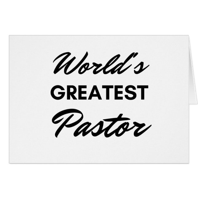 World's Greatest Pastor bl (Front Horizontal)