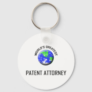 World's Greatest Patent Attorney Key Ring