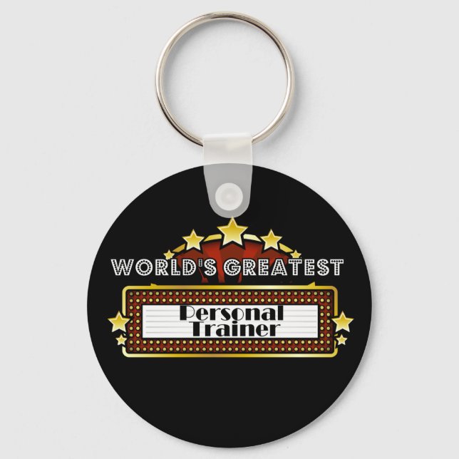 World's Greatest Personal Trainer Key Ring (Front)