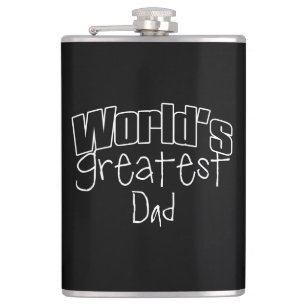 Worlds Greatest Personalised Hip Flask
