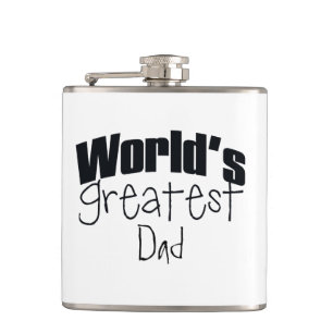 Worlds Greatest Personalised Hip Flask