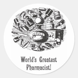 World's Greatest Pharmacist Stickers
