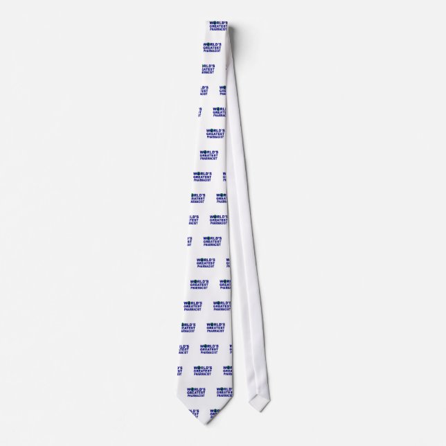 World's Greatest Pharmacist Tie (Front)