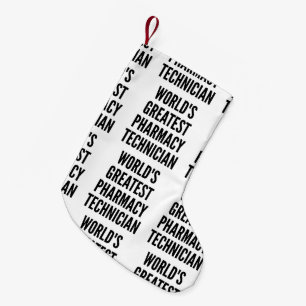 Worlds Greatest Pharmacy Technician Small Christmas Stocking