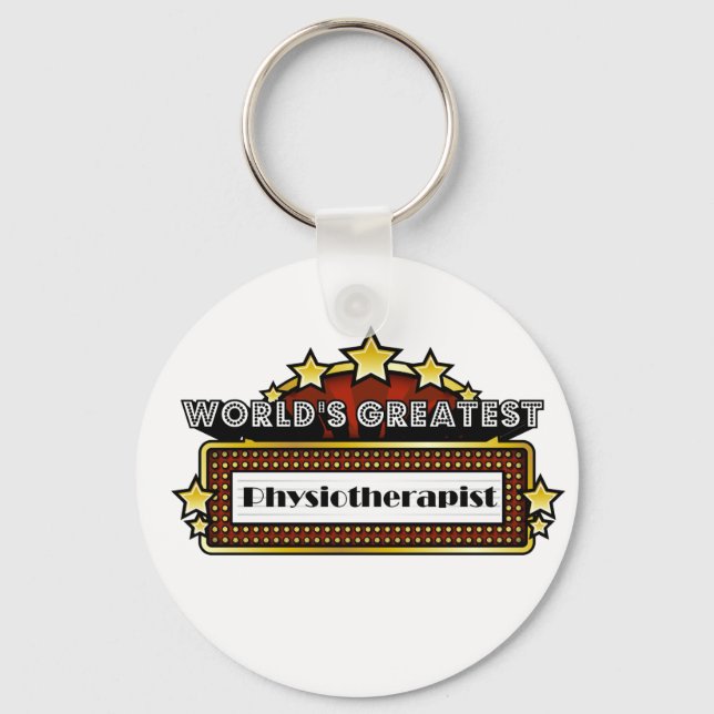 World's Greatest Physiotherapist Key Ring (Front)