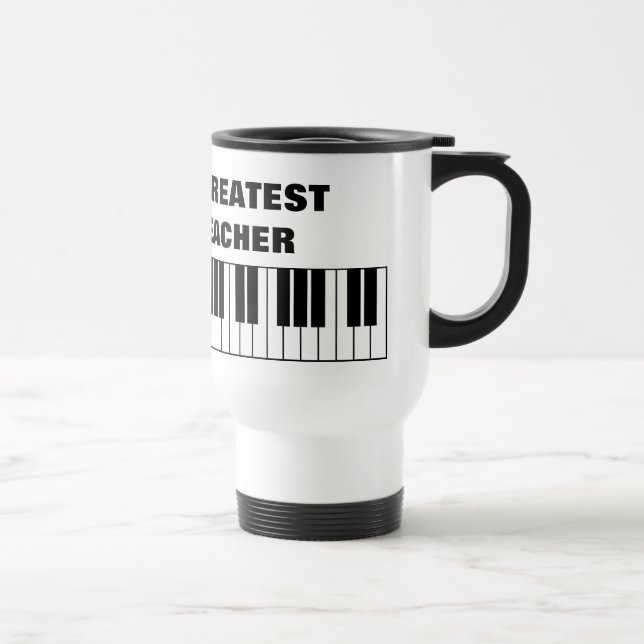 World's Greatest Piano Teacher travel to go mug (Right)