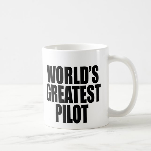 World's Greatest Pilot Coffee Mug (Right)