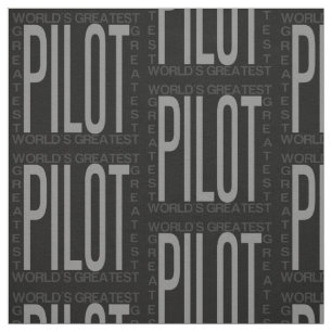 Worlds Greatest Pilot Fabric
