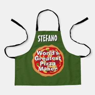 World's Greatest Pizza Maker baking apron for kids