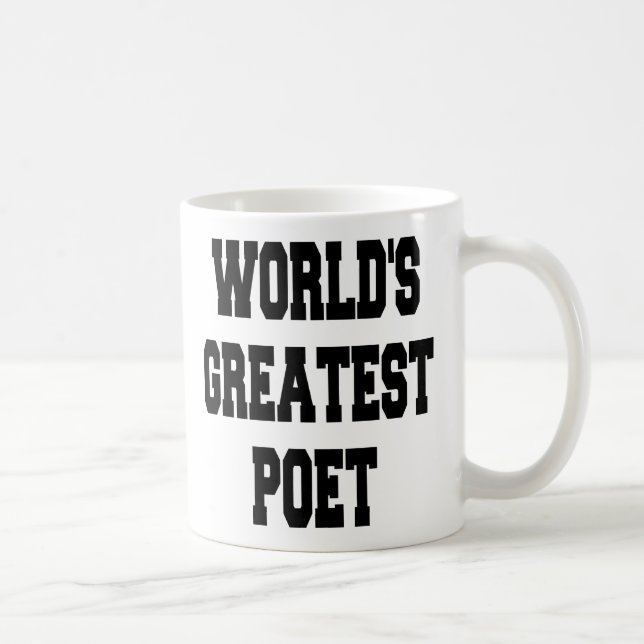 Worlds Greatest Poet Coffee Mug (Right)